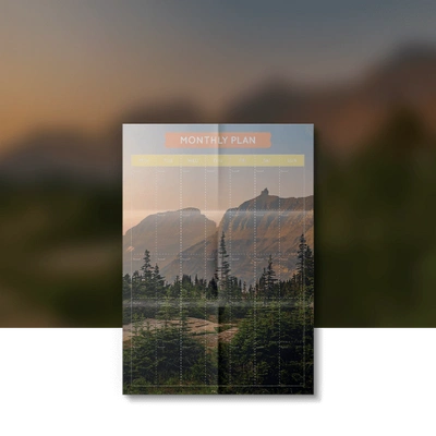 Folded Wall Planner